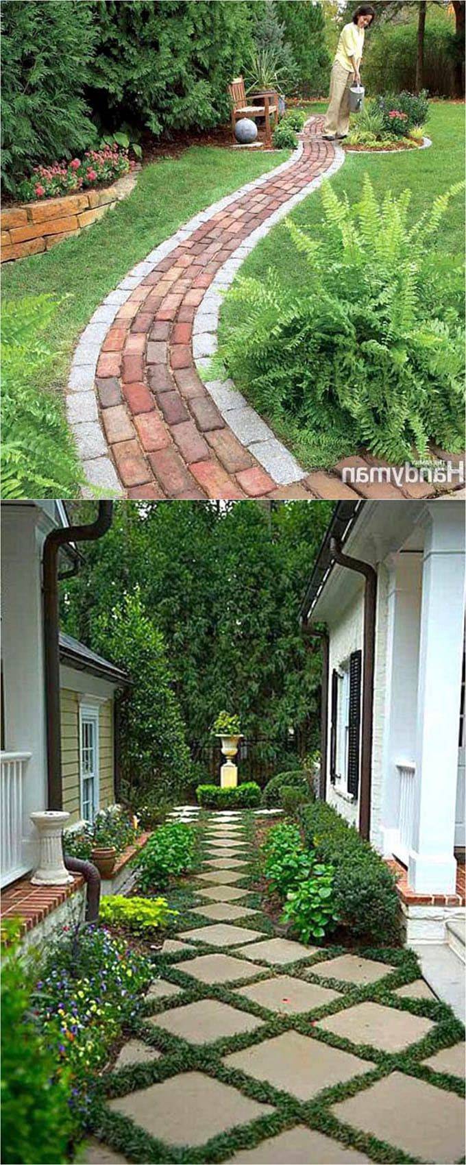Modern Garden Path Entryways Ideas