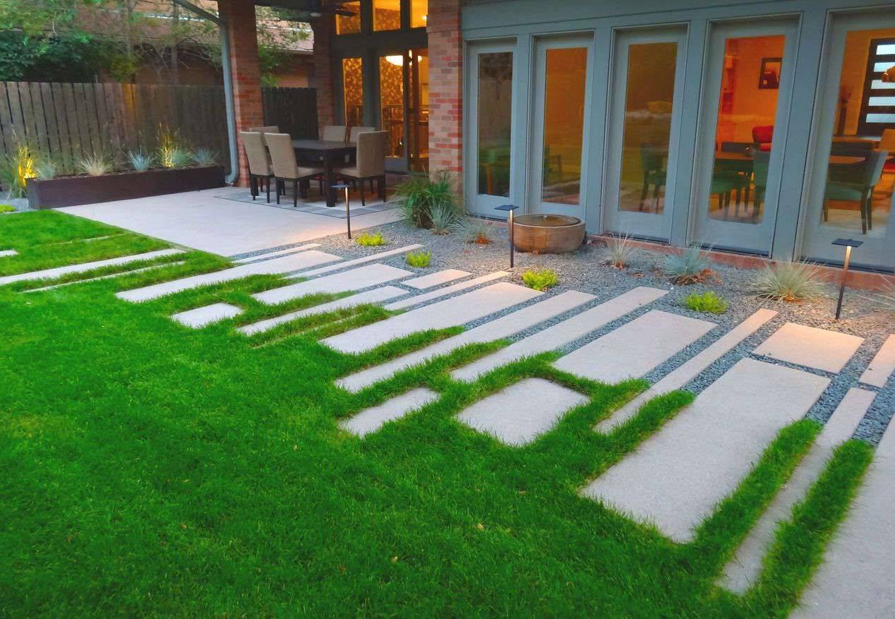 Modern Garden Path Entryways Ideas