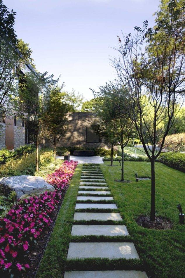 Contemporary Garden Paths Diy Gardentinecom Backyard