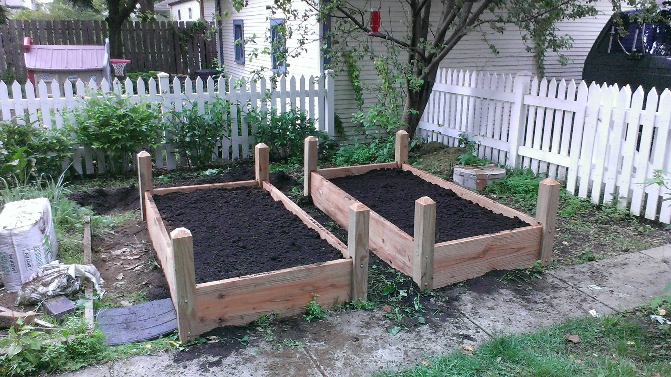 Our Backyard Raised Vegetable Garden