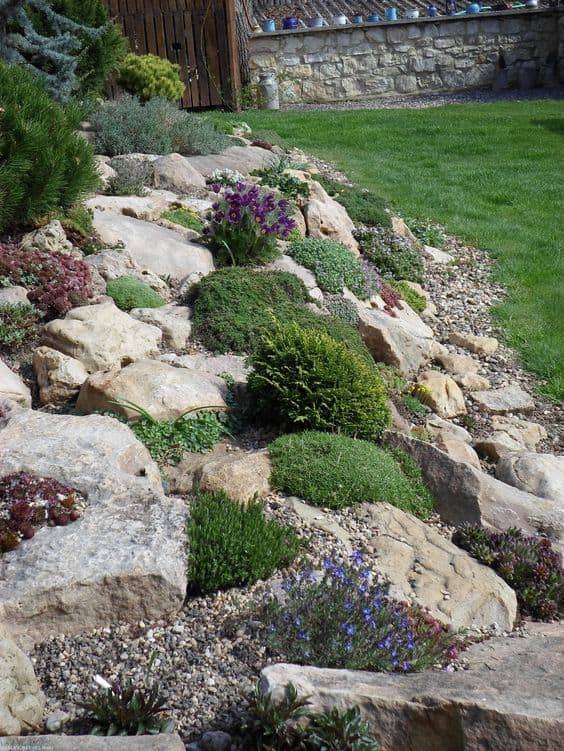 Easy Rock Garden Outdoorgarden Rock Garden Landscaping