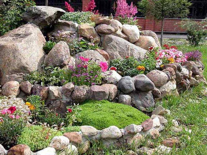 Easy Rock Garden Outdoorgarden Rock Garden Landscaping