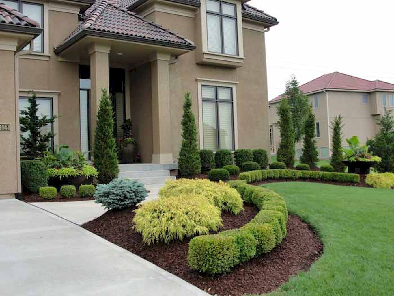 Finalfrontlandscapecasestudy Driveway Entrance Landscaping