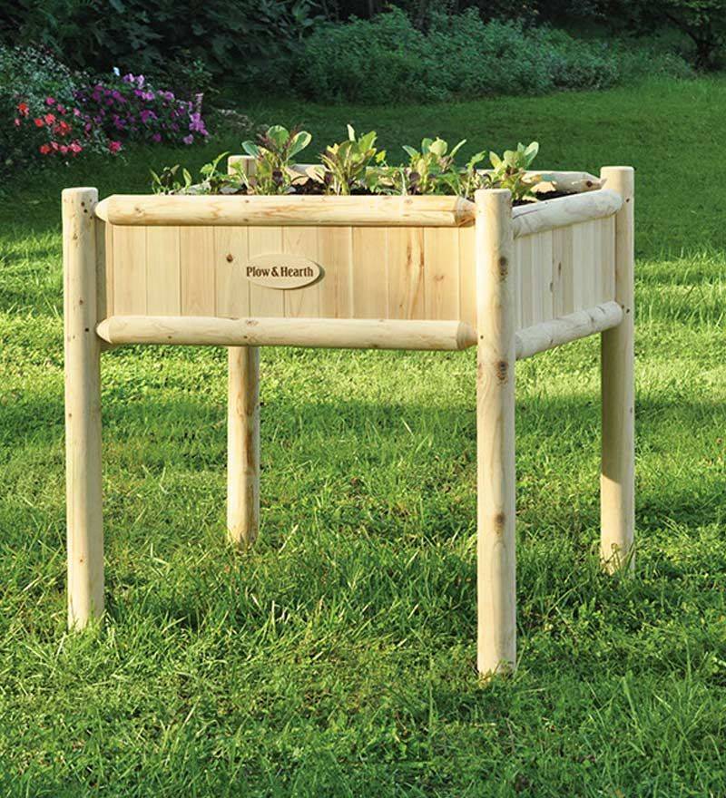 A Standing Raised Garden Bed Mikes Backyard Nursery