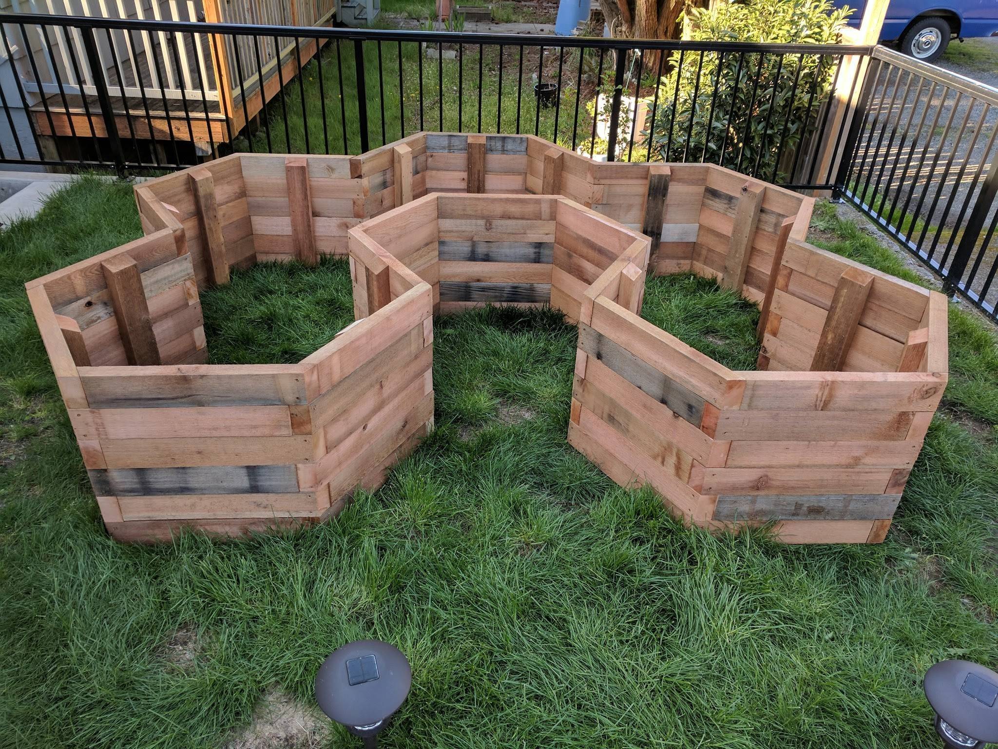 Hexagonal Garden Beds Garden Beds