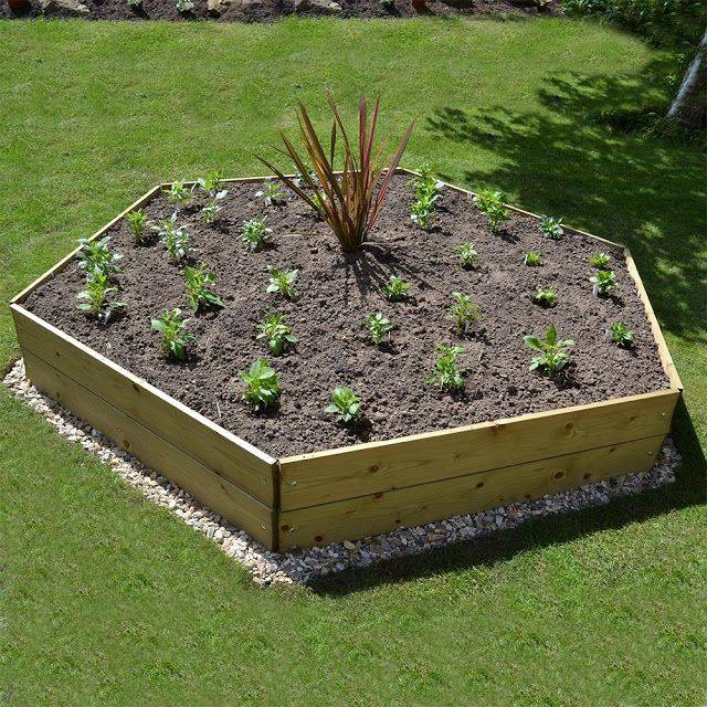 The Hexagon Raised Garden Beds