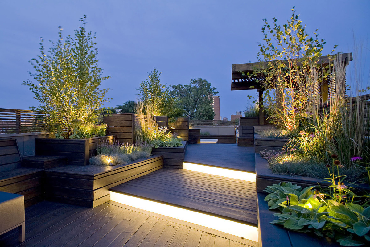 Rooftop Gardens Home Decor Designs