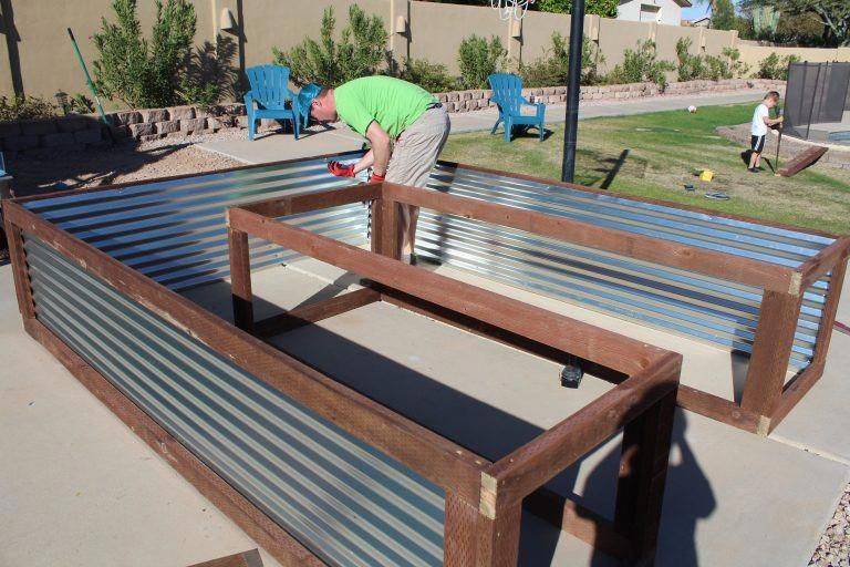 Your Own Corrugated Metal Raised Bed