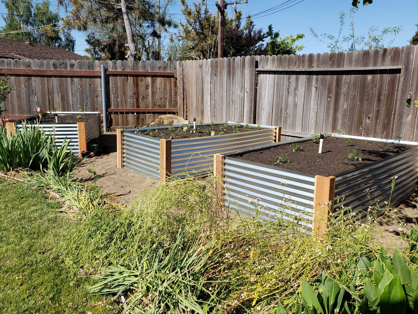 Corrugated Metal Planter Box