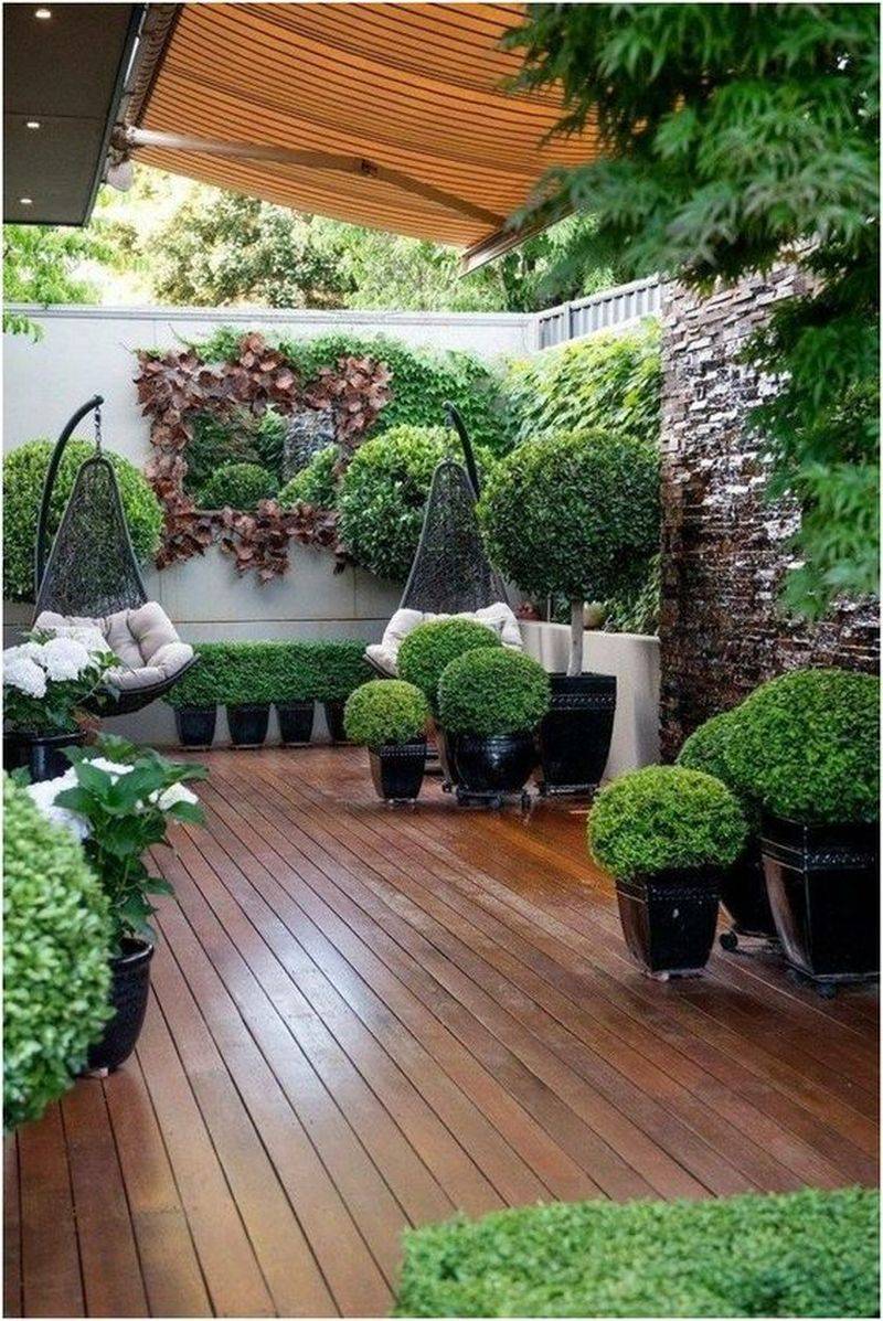 Chic Small Courtyard Garden Design Ideas