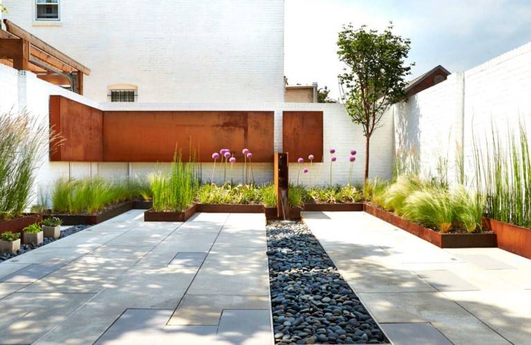 Minimalist Front Garden Design Ideas Halamanku Halamanmu