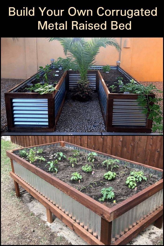 Your Own Corrugated Metal Raised Bed