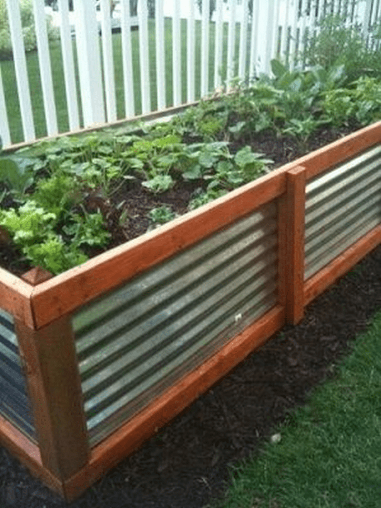 Your Own Corrugated Metal Raised Bed