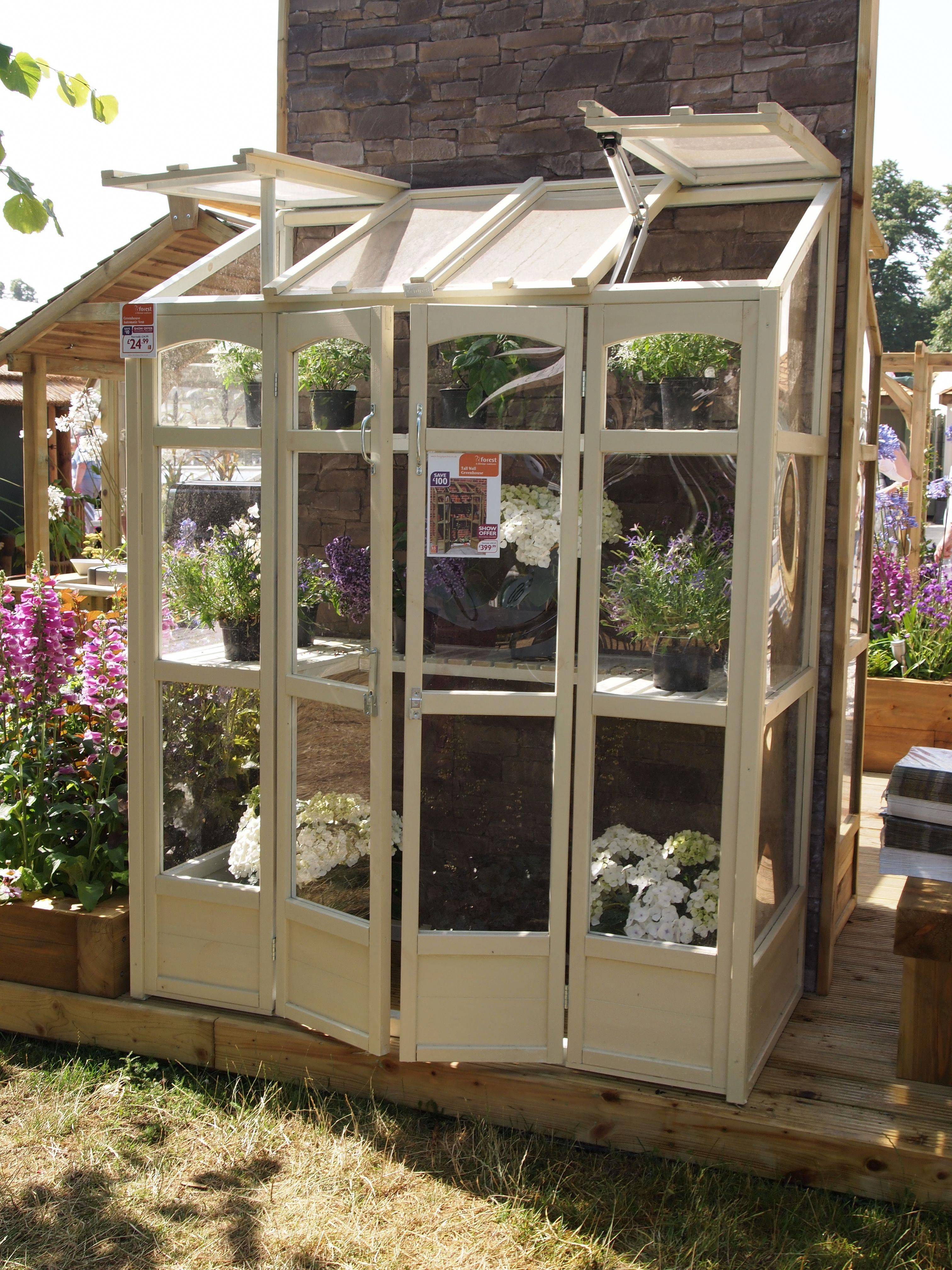 Billyoh Lincoln Wooden Clear Wall Greenhouse