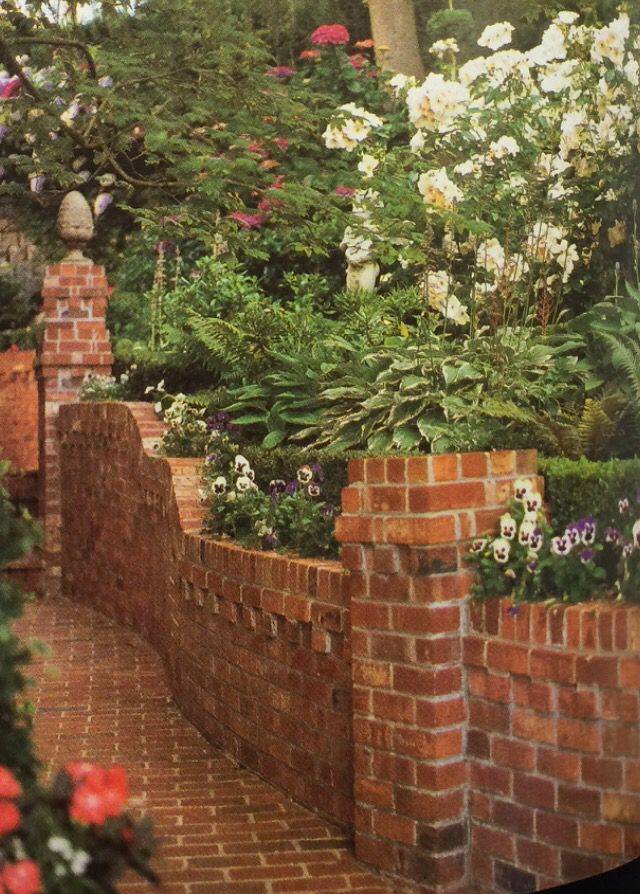 Recycled Brick Retaining Wall Google Search Brick Wall Gardens
