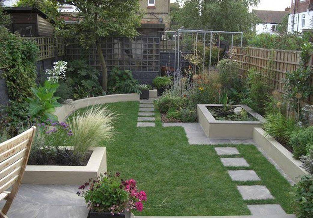 A Small Lawned Garden