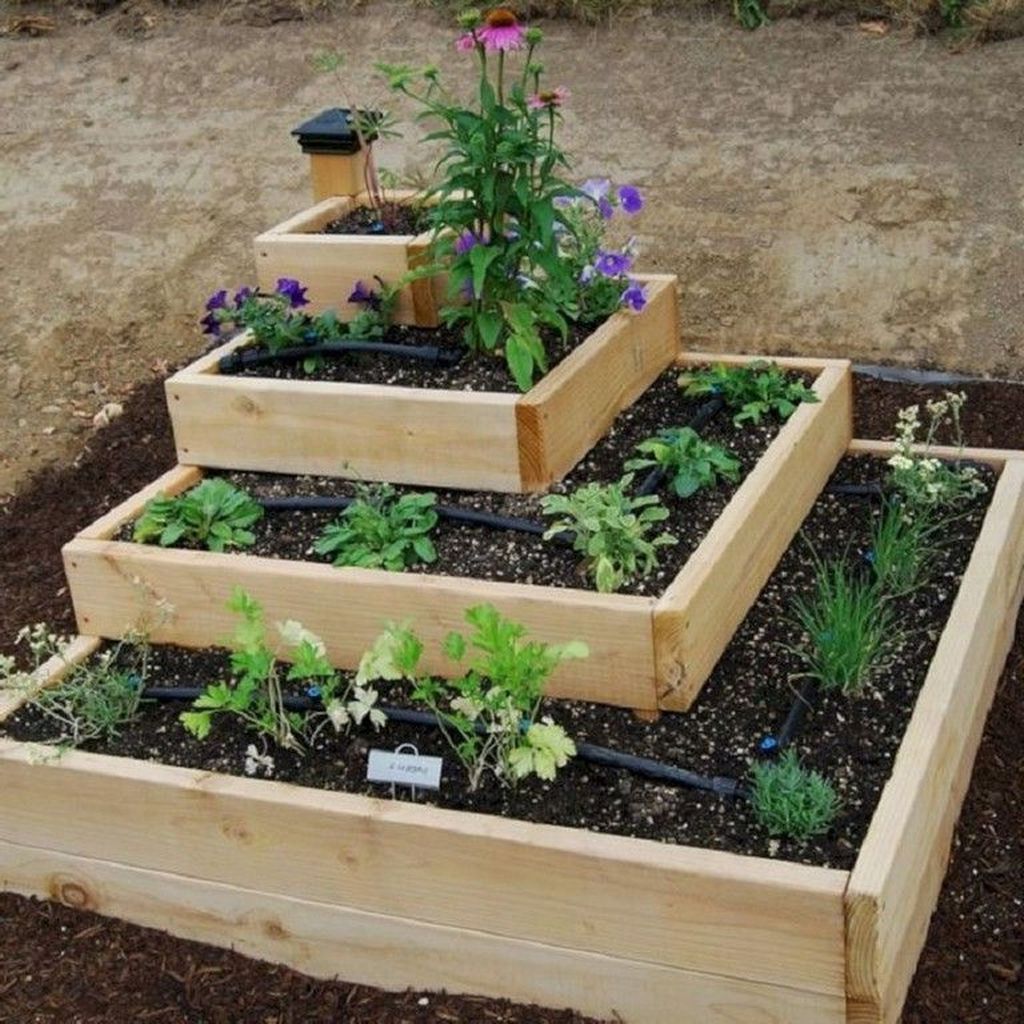 Small Garden Design Vegetables Very Beautiful Backyard Vegetable