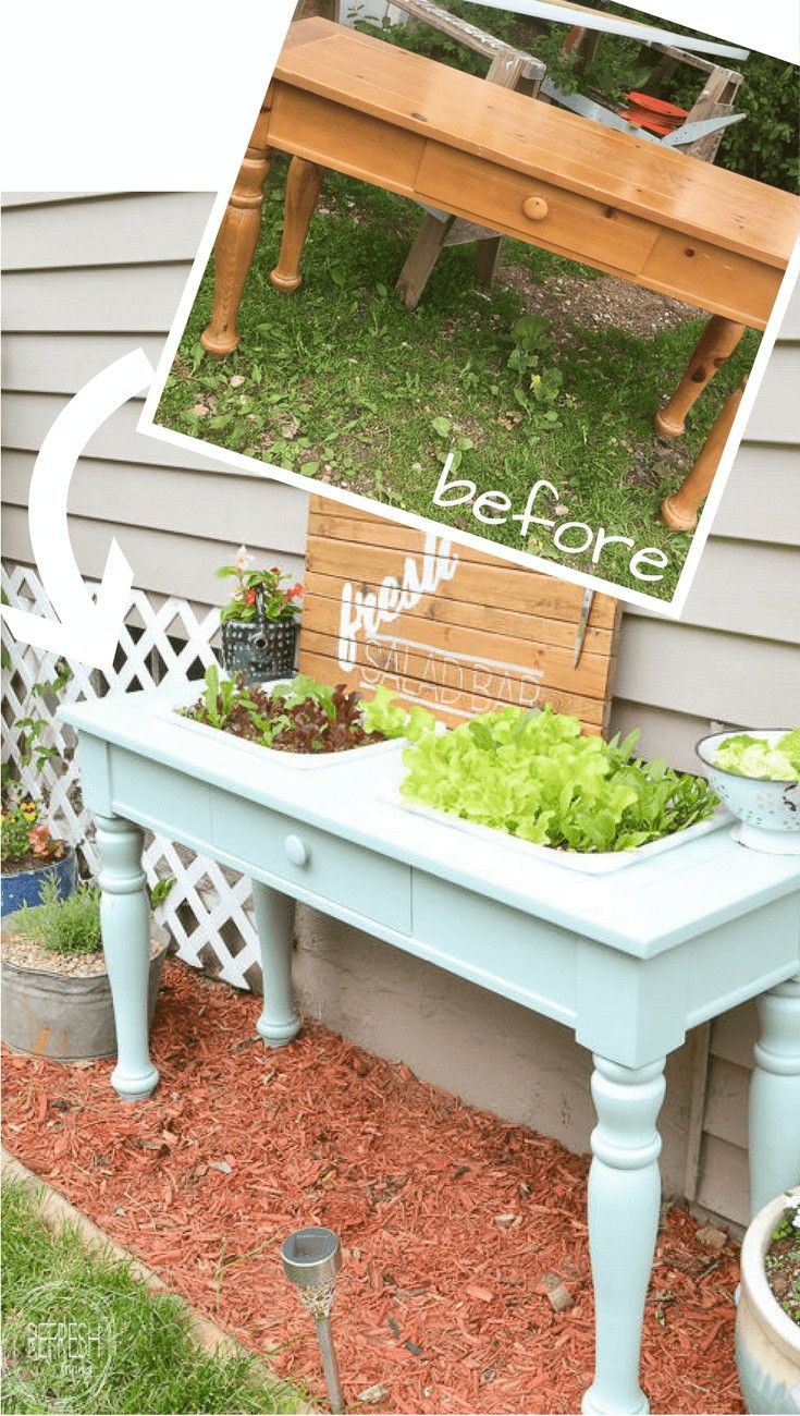 Repurposed Steel Raised Beds