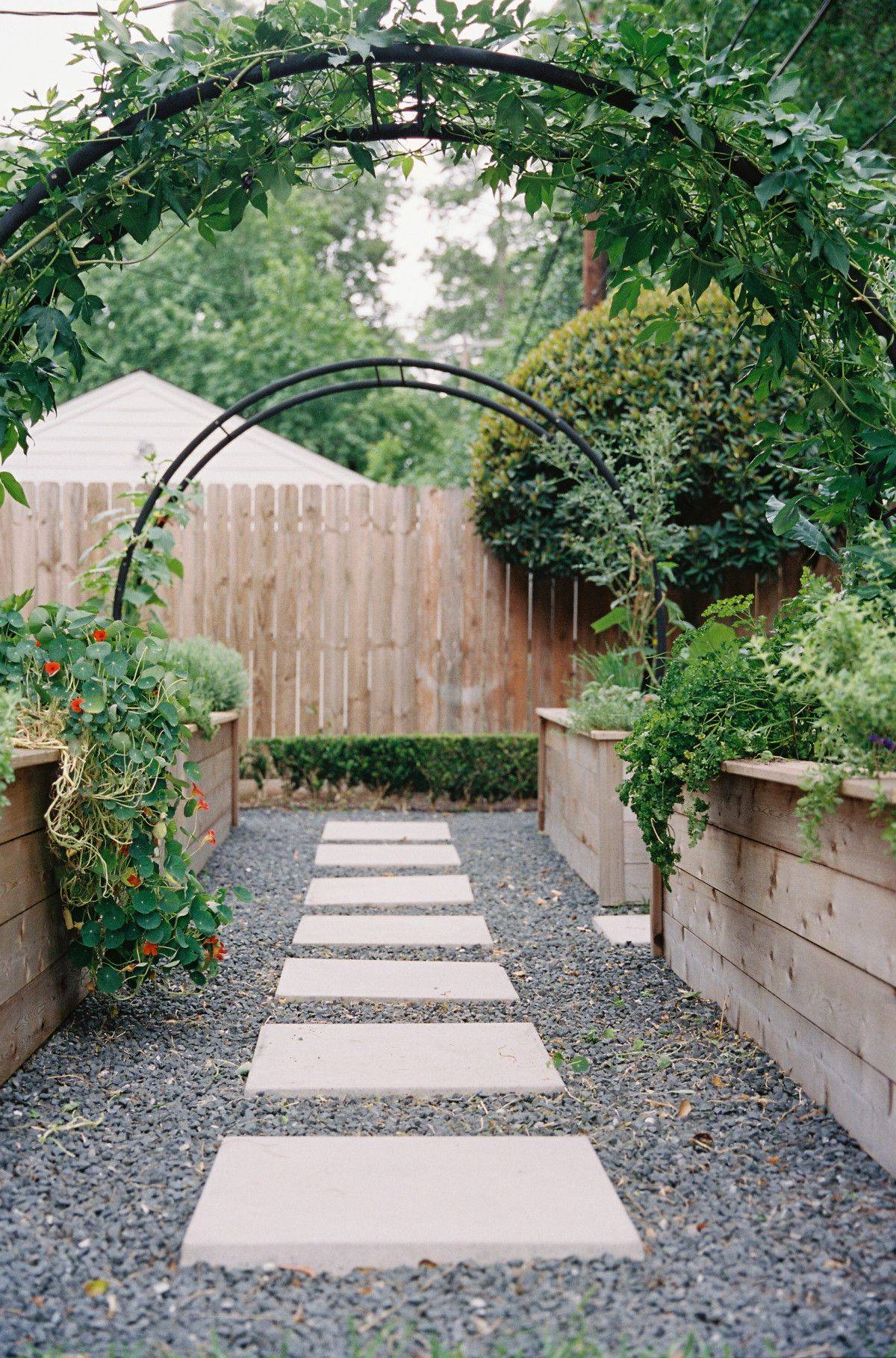 Raised Bed Garden Arch Trellis