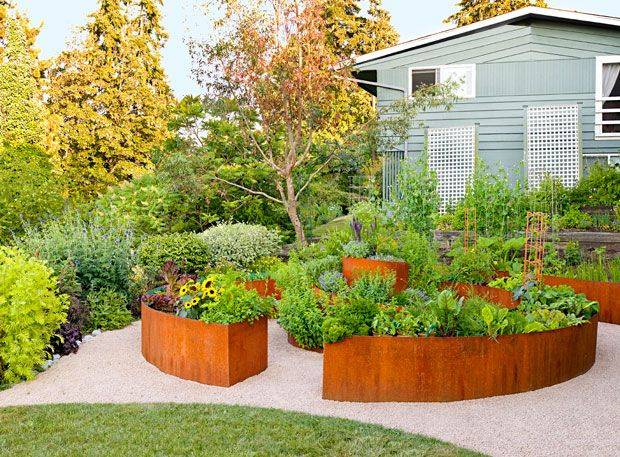 Circular Garden Bed Home Design Ideas