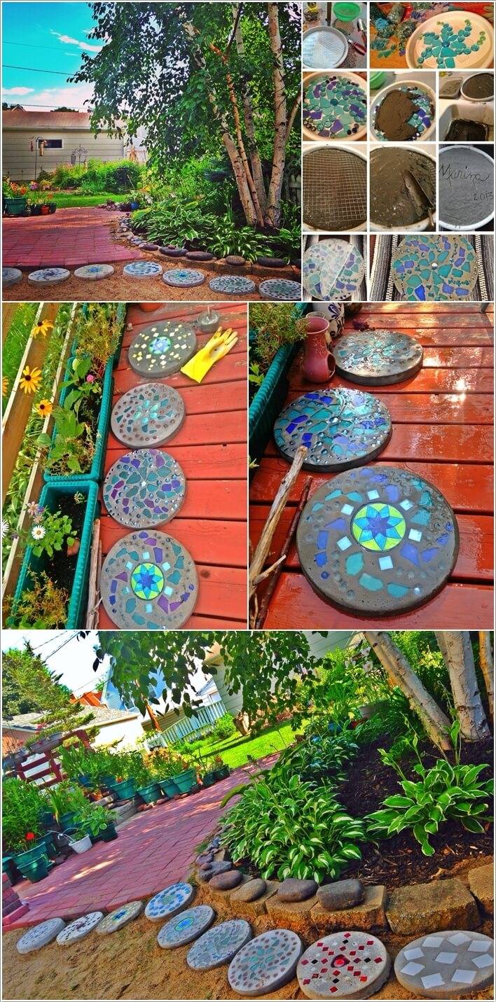 Beautiful Diy Stepping Stone Ideas