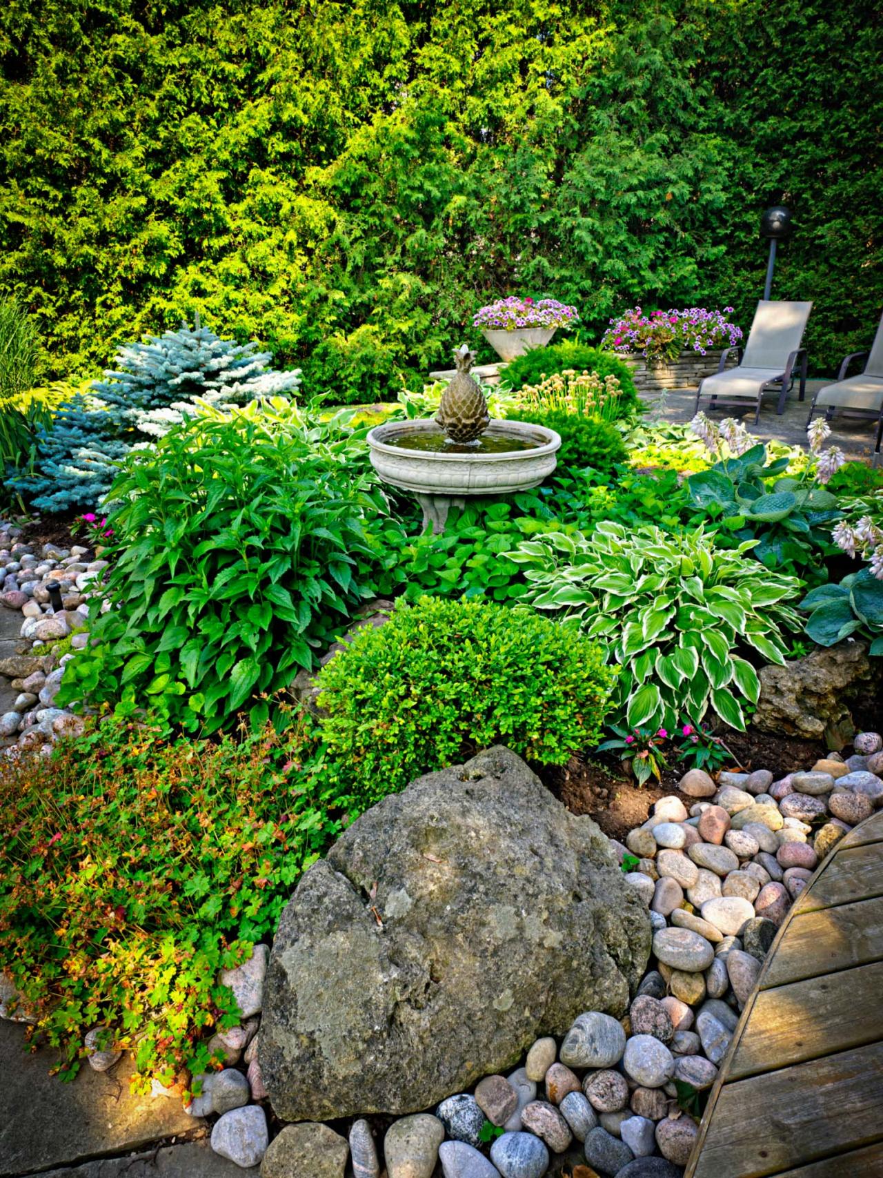 Partial Shade Garden Ideas Photograph