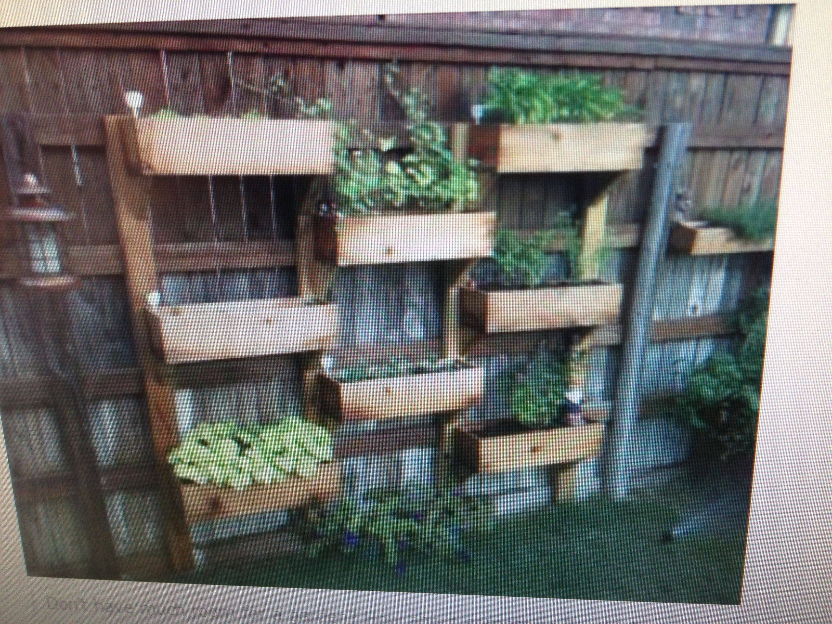 Hanging Fence Herb Garden