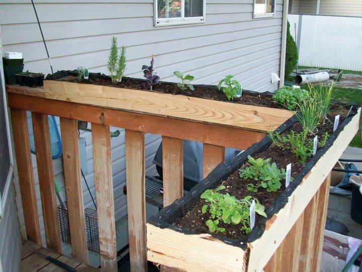 Deck Vegetable Garden Ideas