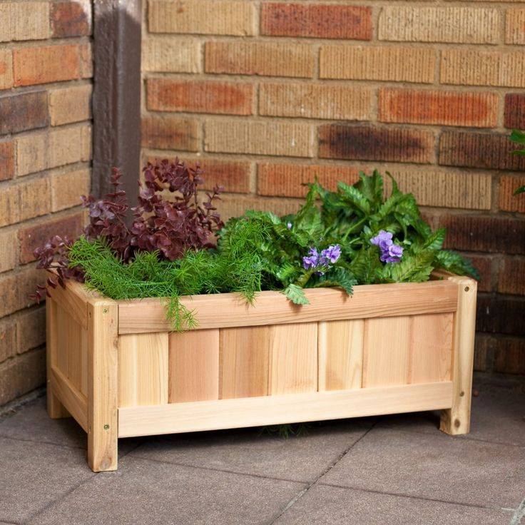 Diy Cedar Wood Planters Diy Wood Planters