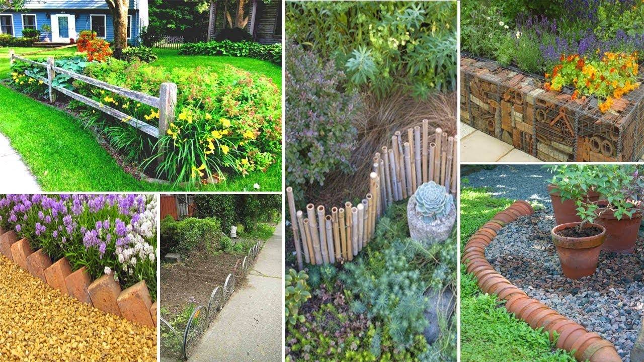 Simple And Cheap Garden Edging Ideas