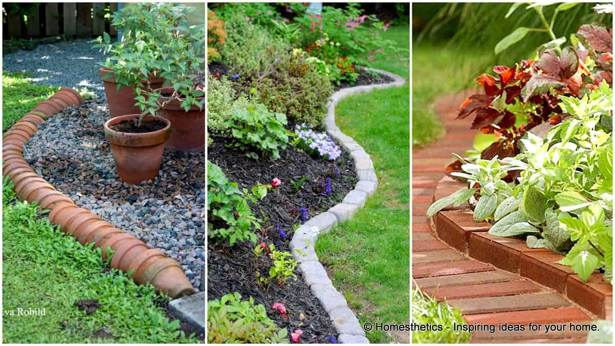Beautiful Diy Lawn Edging Ideas Brick Garden Edging