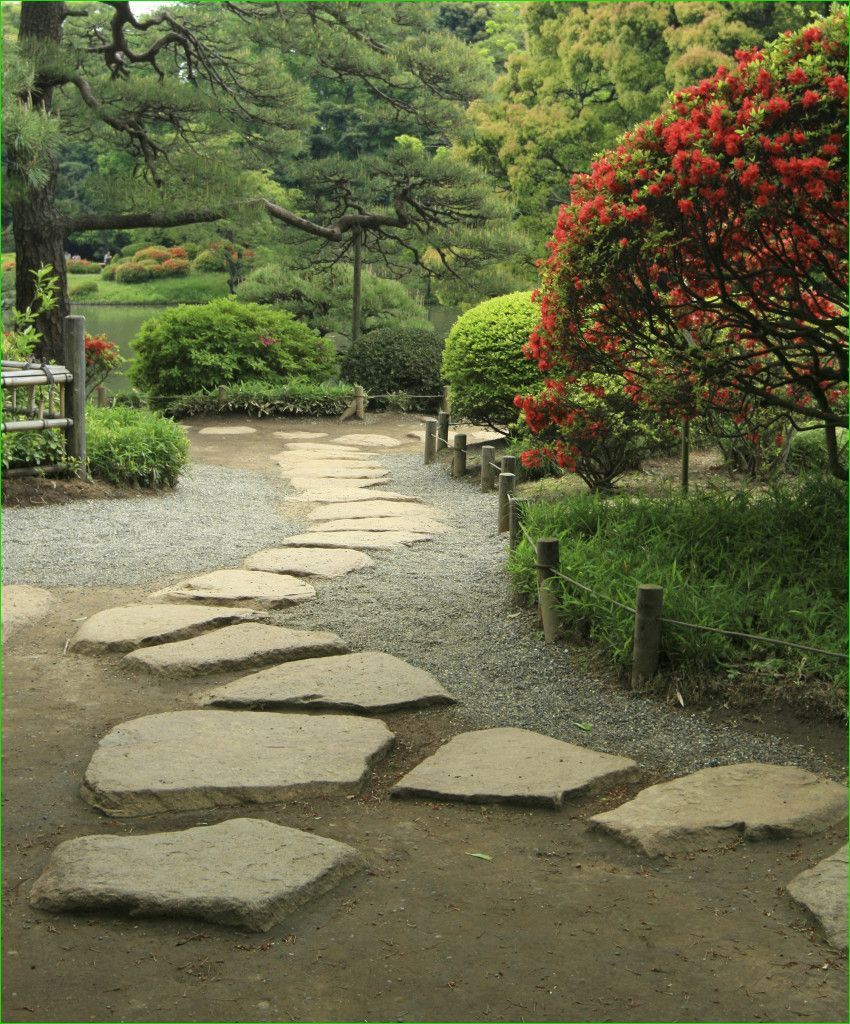 A Japanese Zen Stone Garden