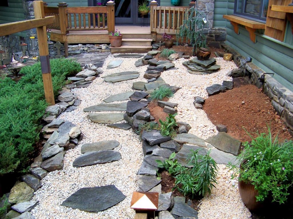 Fantastic White Stone Landscaping Ideas