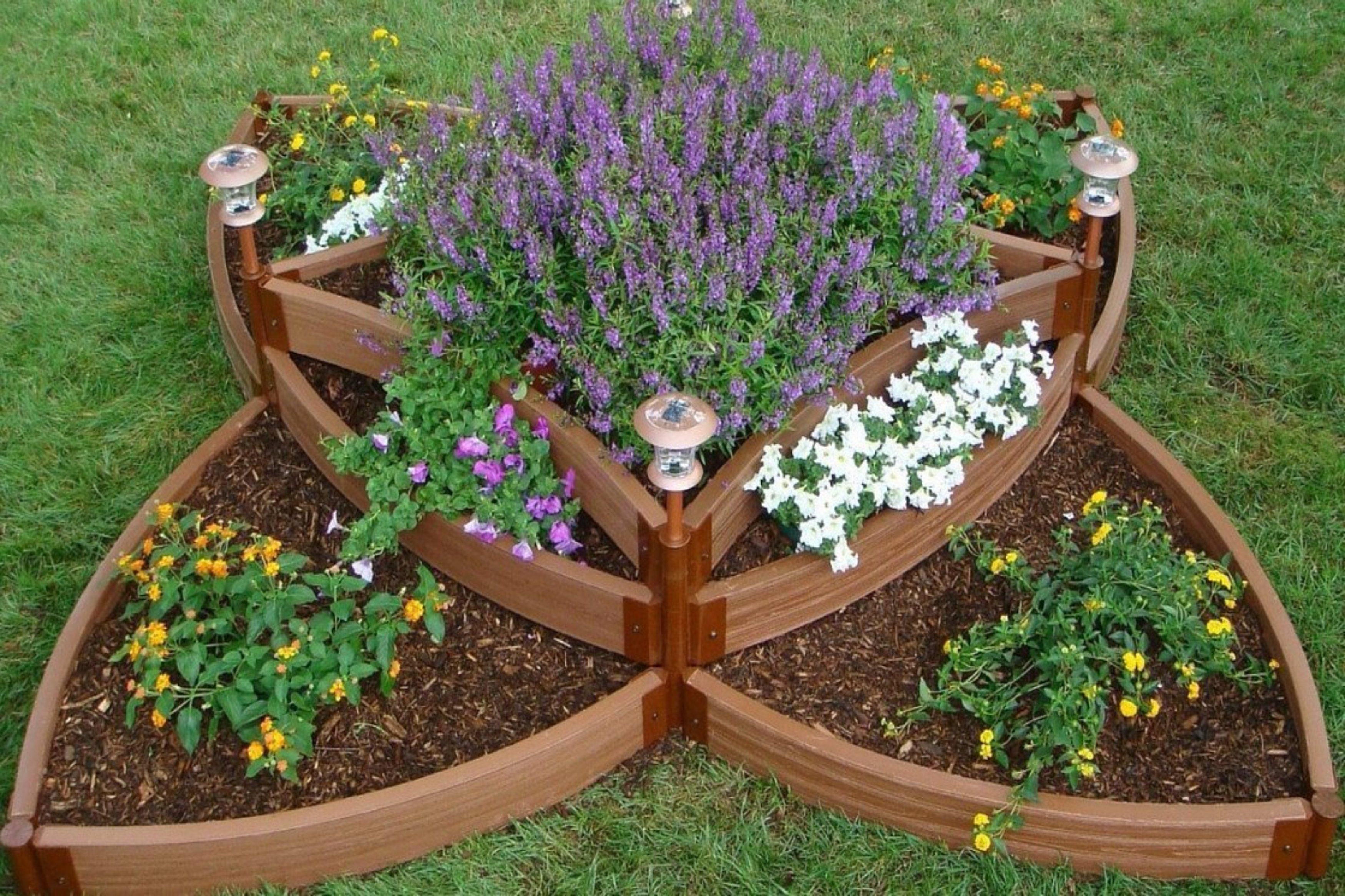 All Inch Series Composite Split Waterfall Raised Garden Bed
