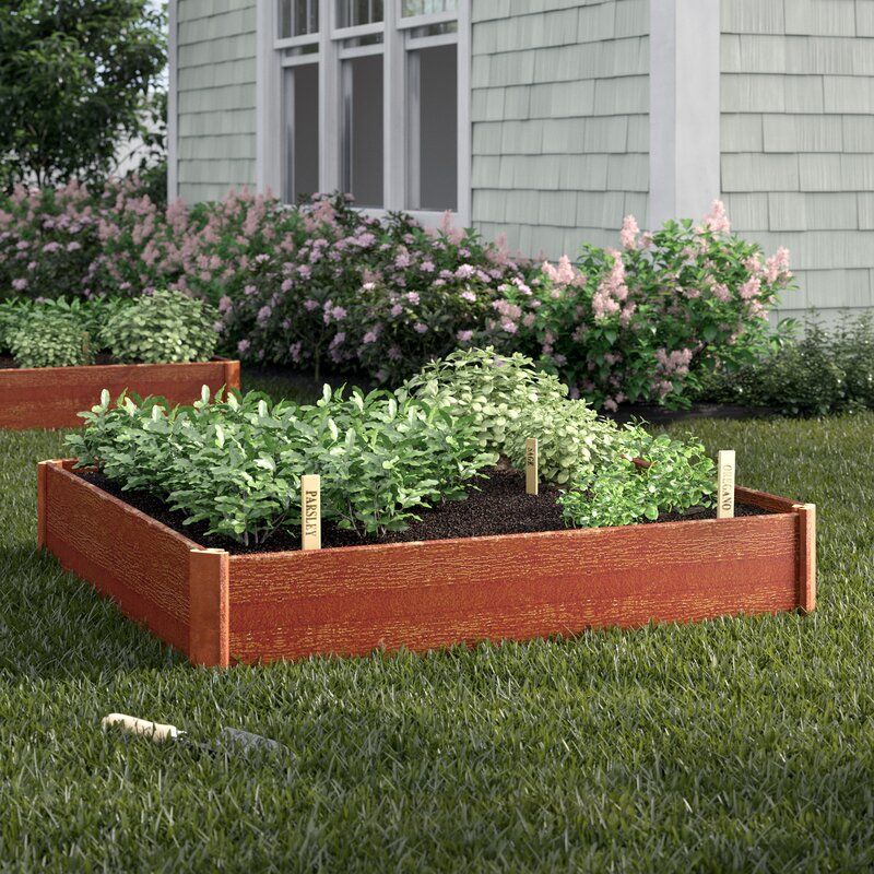Raised Garden Bed Composite Wood Curves Google Search Patio
