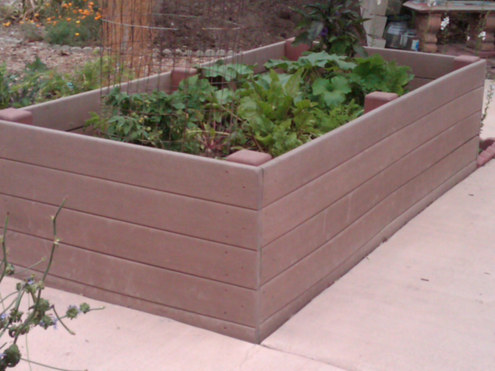 Recycled Plastic Raised Garden Bed X X Eartheasycom