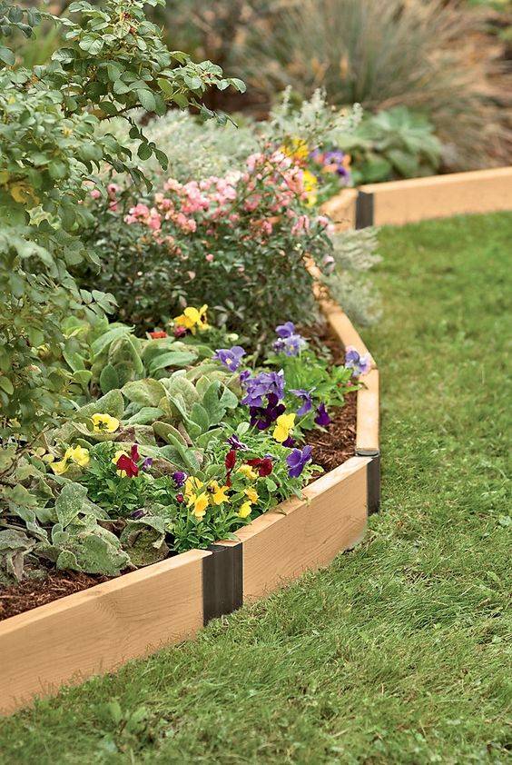 Lovable Cheap Flower Bed Edging Ideas