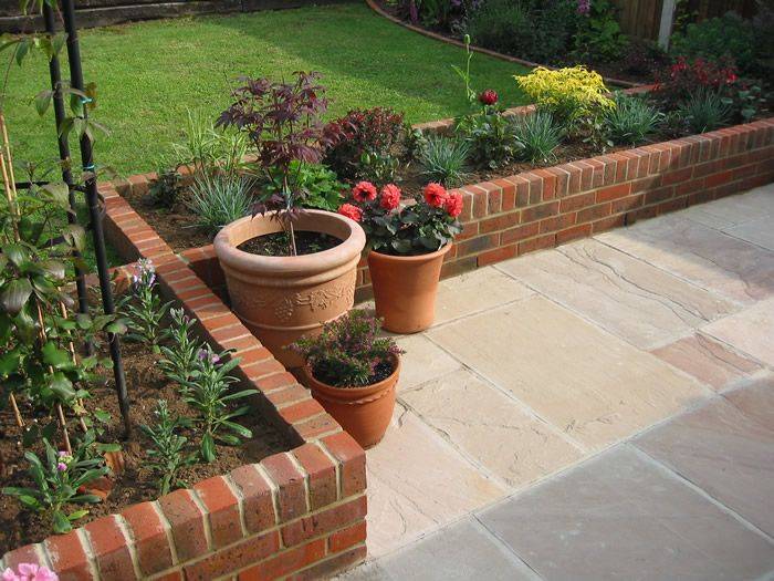Brick Raised Flower Beds Interesting Ideas For Home