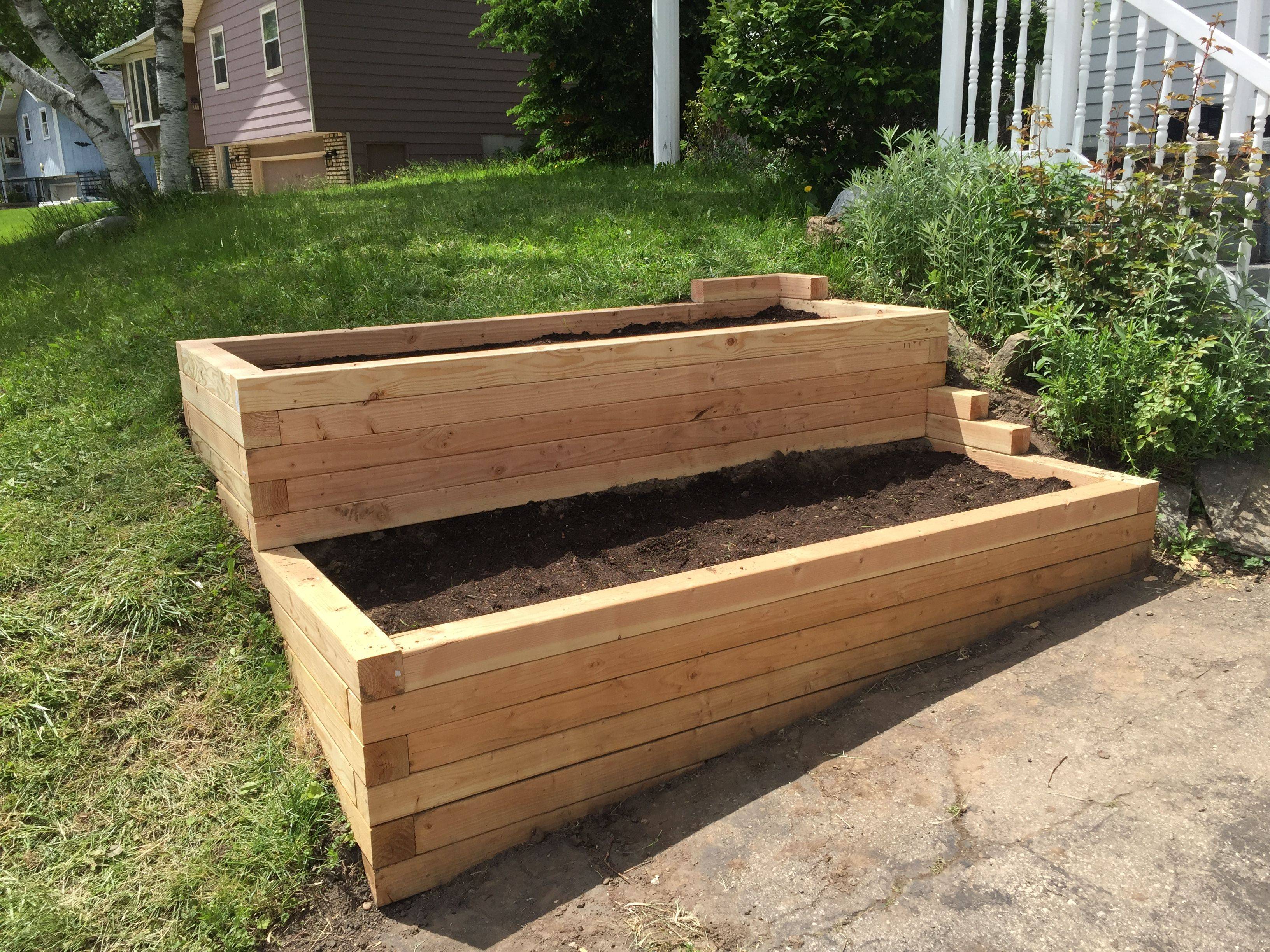 Terraced Raised Bed Container Gardening