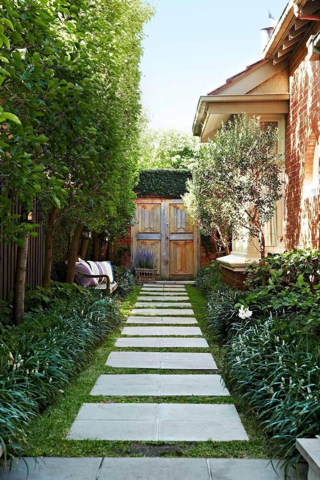 Narrow Side Yard Pathway Side Yard Landscaping