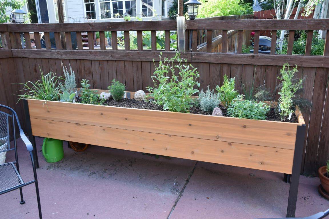 Elevated Cedar Planter Box