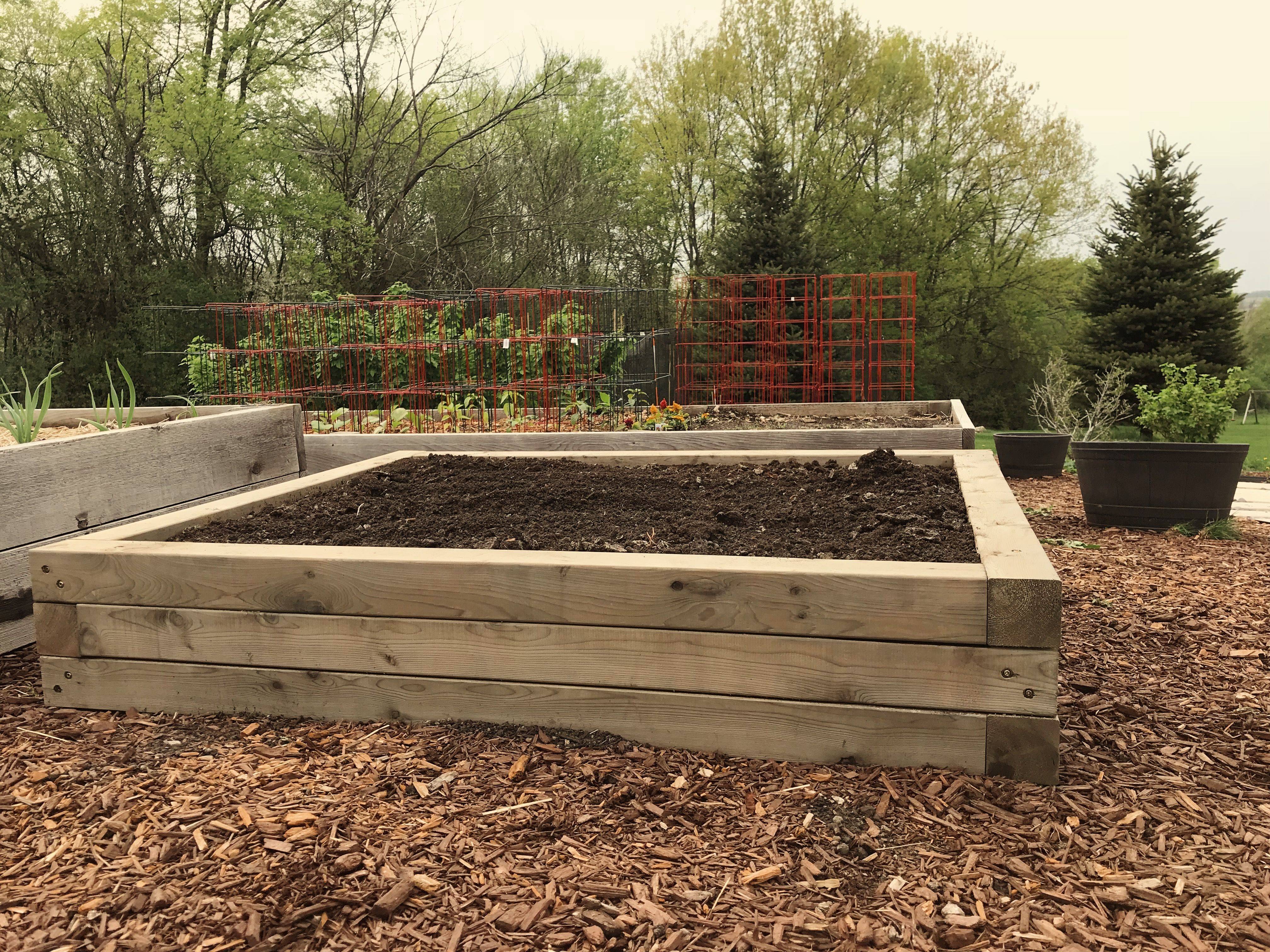 Elevated Cedar Raised Garden Beds