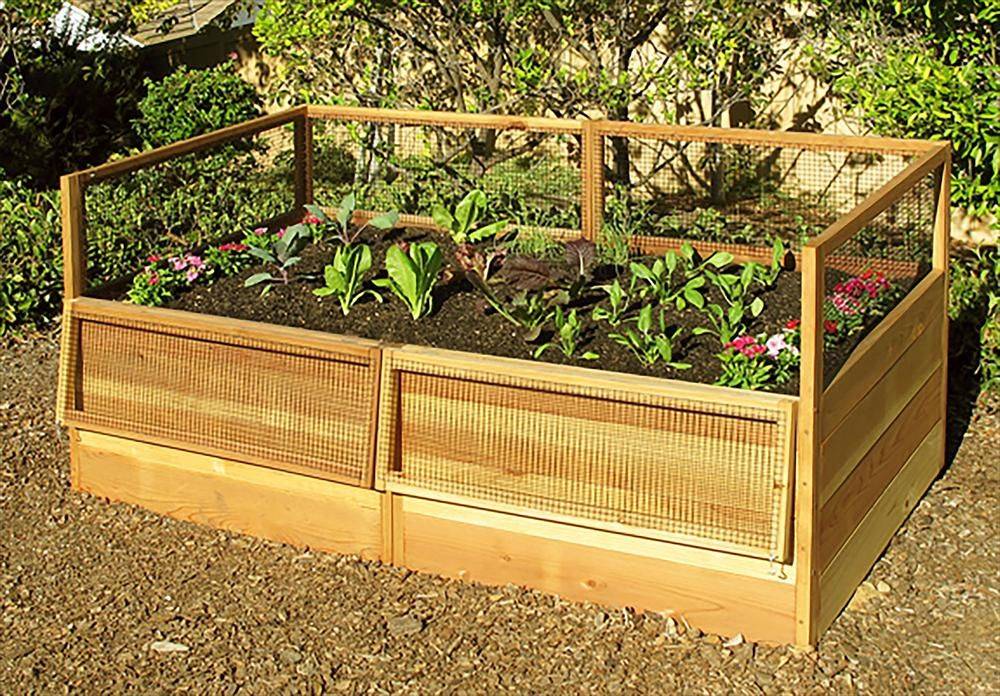 Elevated Cedar Raised Garden Beds
