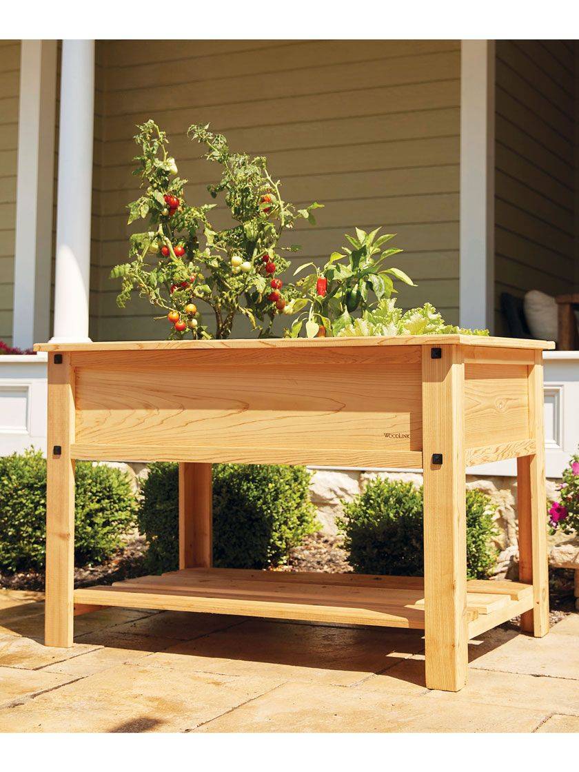 Cedar X Elevated Garden Bed Long Garden Bed