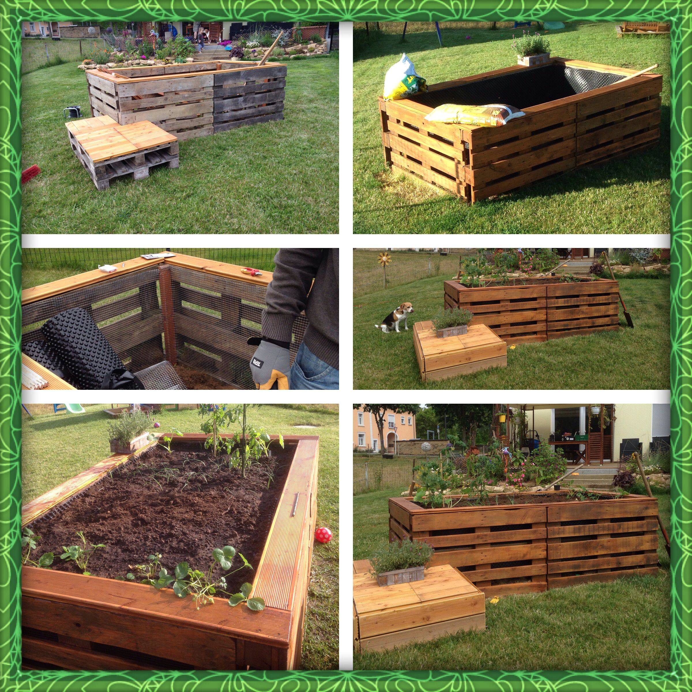 Free Pallet Raised Bed Garden