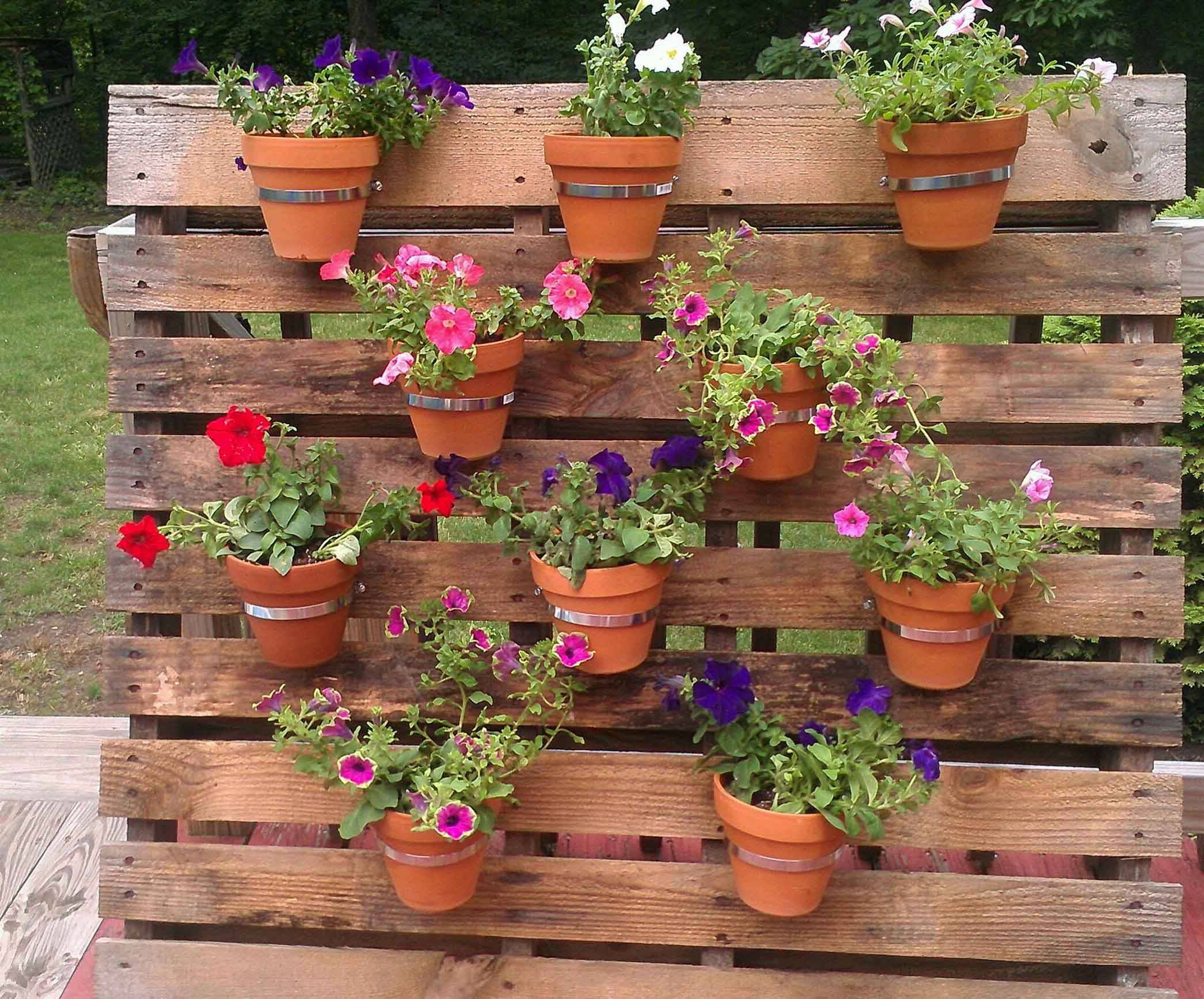 Awesome Pallet Garden Planter Ideas