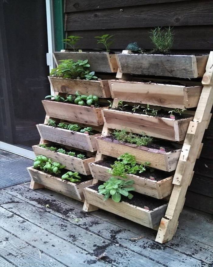 Awesome Pallet Garden Planter Ideas