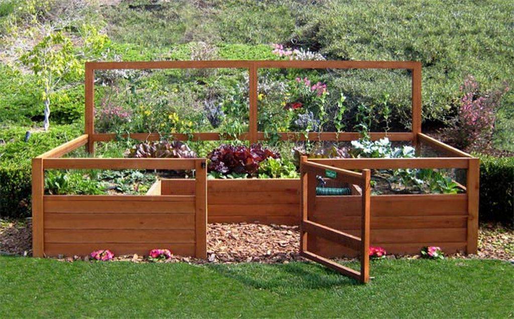 Enclosed Garden Gardening Garden Beds