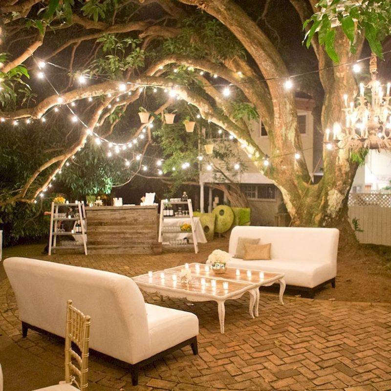 New Diy Outdoor Lights Romantic Backyard