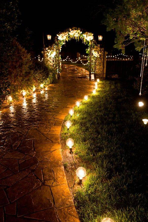 Pergola String Lights Set A Romantic Mood